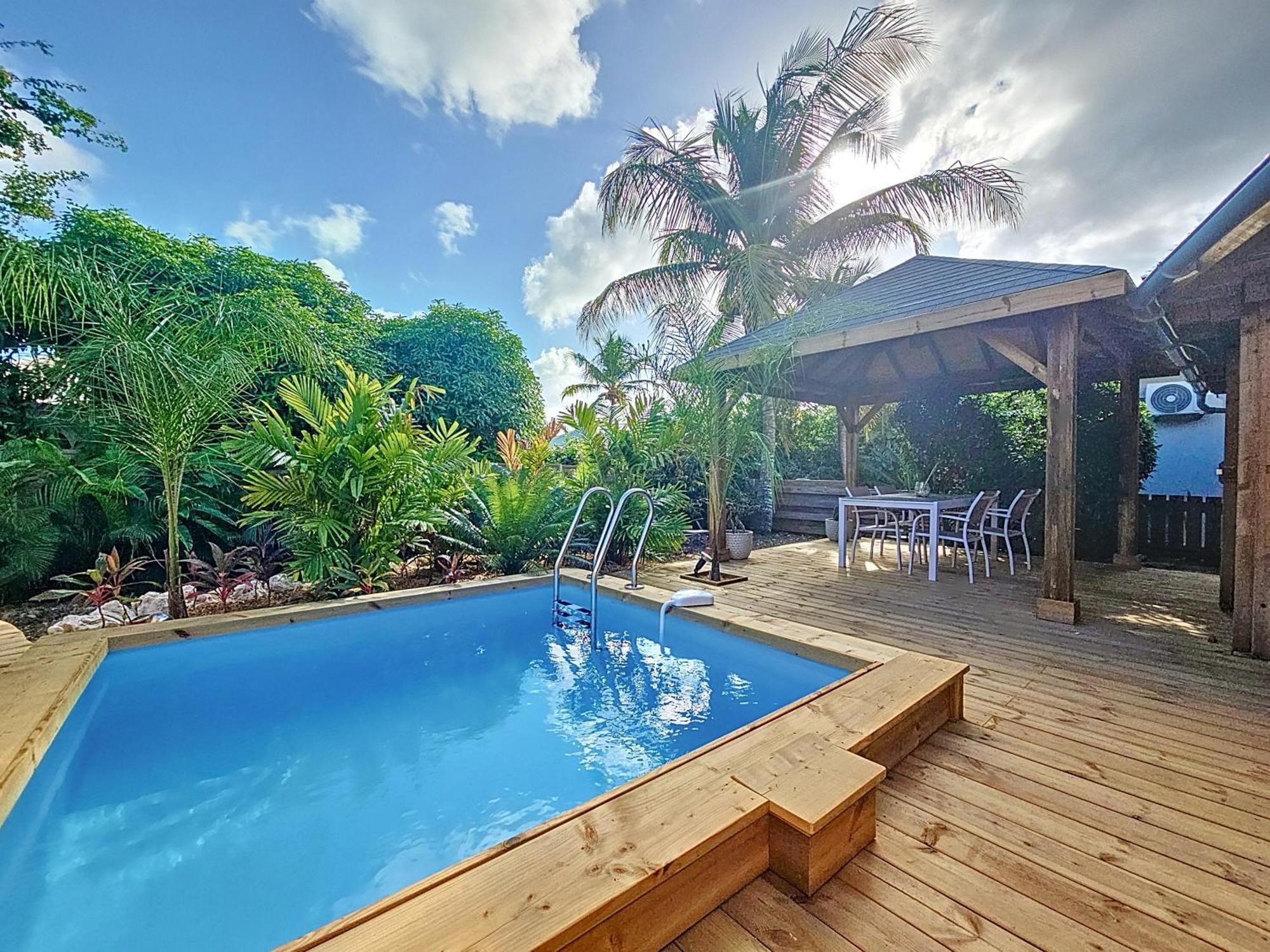 Villa L'Anjou Creole A Sainte Anne En Guadeloupe Avec Piscine Privee Et 2 Chambres Pour 4 Personnes Exterior photo